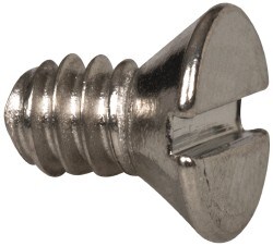 Value Collection R56001576 Machine Screw: #6-32 x 1/4", Flat Head, Slotted Image