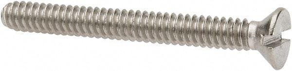 Value Collection R56001590 Machine Screw: #6-32 x 1-1/4", Flat Head, Slotted Image