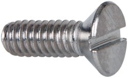 Value Collection R56001604 Machine Screw: #8-32 x 1/2", Flat Head, Slotted Image