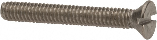 Value Collection R56001614 Machine Screw: #8-32 x 1-1/4", Flat Head, Slotted Image