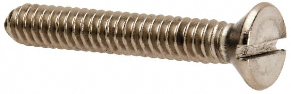 Value Collection R56001640 Machine Screw: #10-24 x 1-1/4", Flat Head, Slotted Image