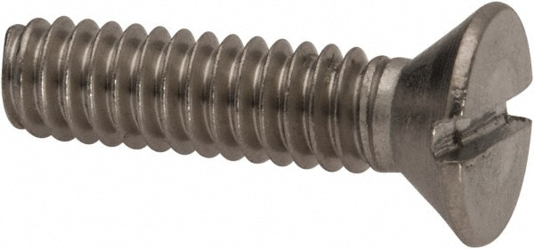 Value Collection R56001700 Machine Screw: 1/4-20 x 1", Flat Head, Slotted Image