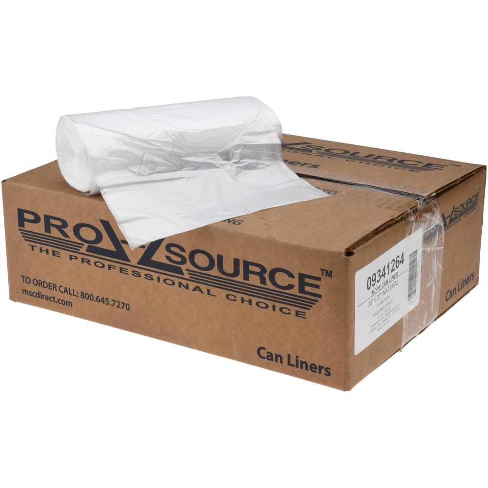 Household Trash Bags: 30 gal, 0.39 mil, 500 Pack