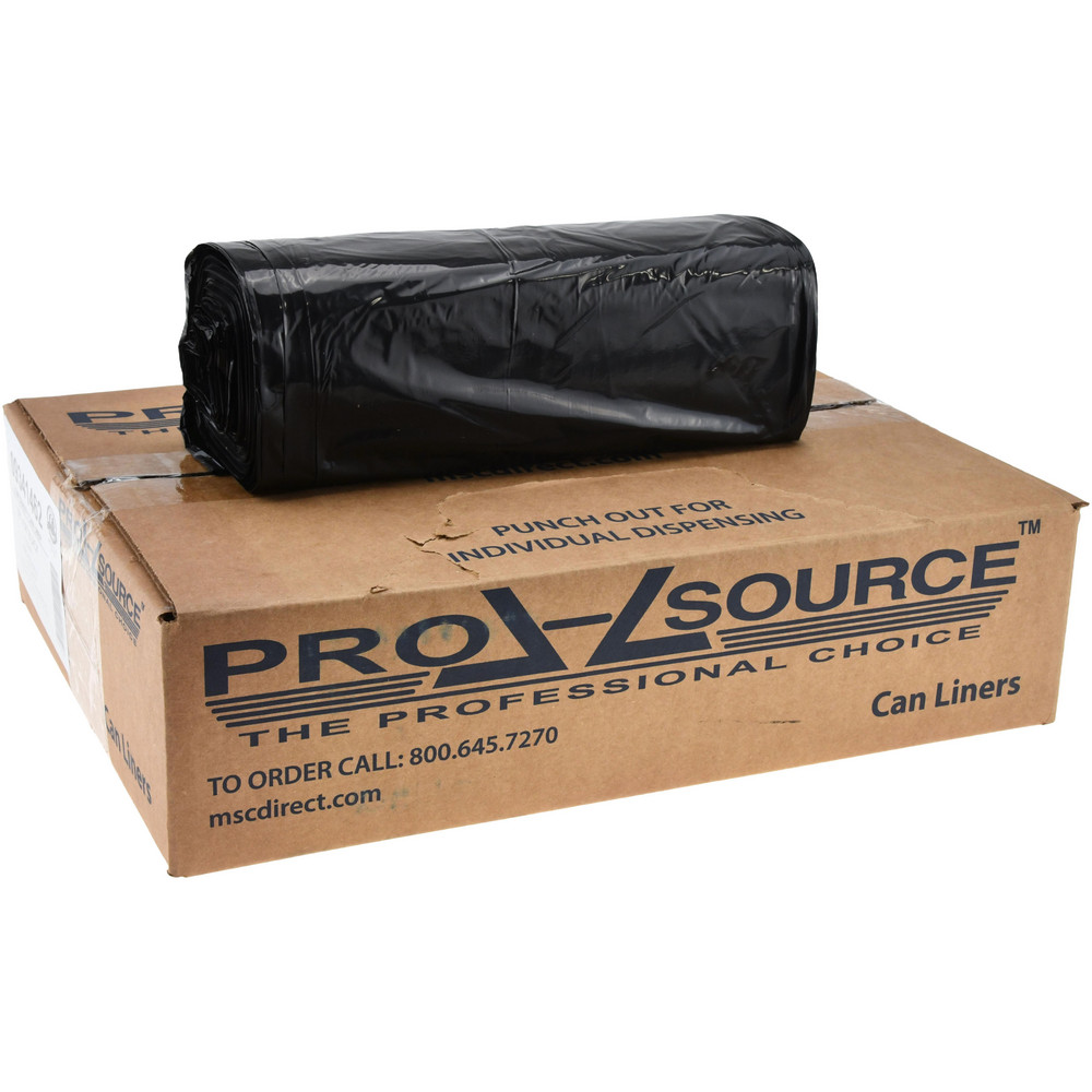 Heavy Duty Trash Bags: 60.000 gal, 1 mil, Pack of 100