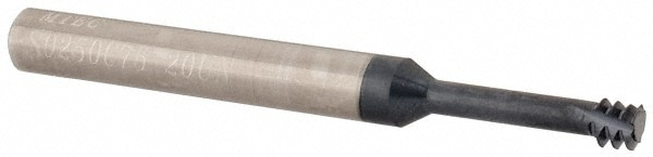 Iscar 5604992 Helical Flute Thread Mill: 1/4-20, Internal & External, 3 Flute, 1/4" Shank Dia, Solid Carbide Image