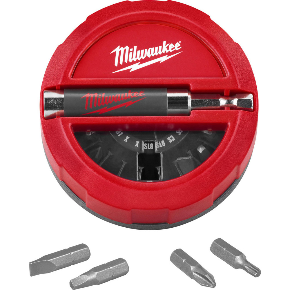Milwaukee Tool - Screwdriver Insert Bit Set: Phillips, Slotted, Square ...
