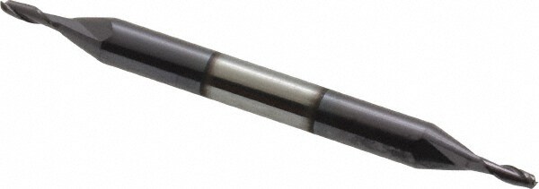 Accupro 12185058 Square End Mill: 3/64 Dia, 3/32 LOC, 1/8 Shank Dia, 1-1/2 OAL, 2 Flutes, Solid Carbide Image