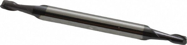 Accupro 12185064 Square End Mill: 5/64 Dia, 5/32 LOC, 1/8 Shank Dia, 1-1/2 OAL, 2 Flutes, Solid Carbide Image