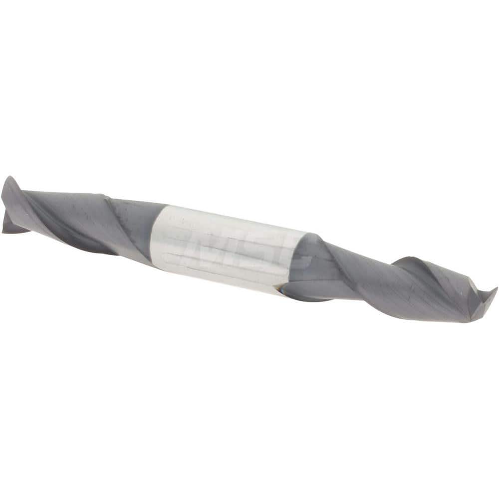 Accupro 12185100 Square End Mill: 9/32 Dia, 1/2 LOC, 5/16 Shank Dia, 2-1/2 OAL, 2 Flutes, Solid Carbide 