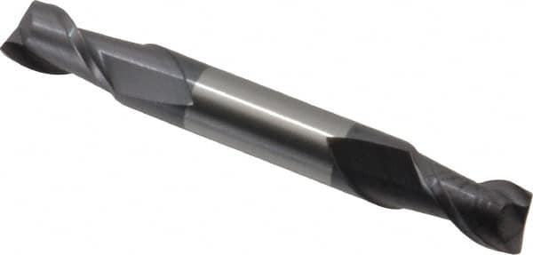 Accupro 12185103 Square End Mill: 5/16 Dia, 1/2 LOC, 5/16 Shank Dia, 2-1/2 OAL, 2 Flutes, Solid Carbide 