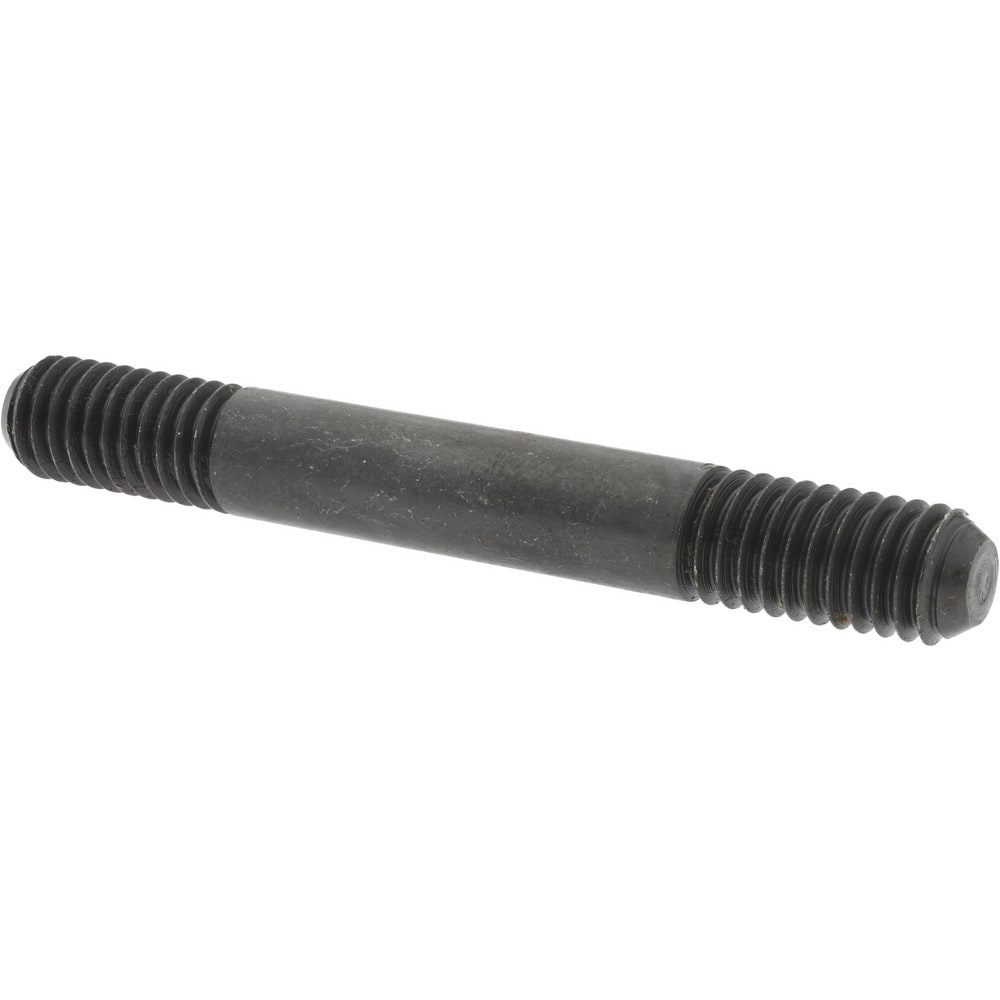 Equal Double Threaded Stud: 3/8-16 Thread, 3" OAL