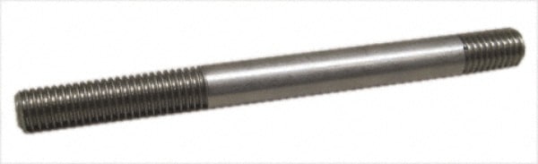 Equal Double Threaded Stud: 1/4-20 Thread, 1-1/2" OAL