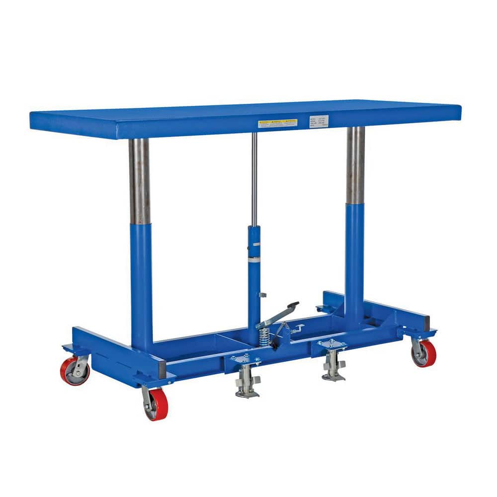  LDLT-3072 Mobile Air Lift Table: 2,000 lb Capacity, 31" Lift Height, 30 x 72" Platform 