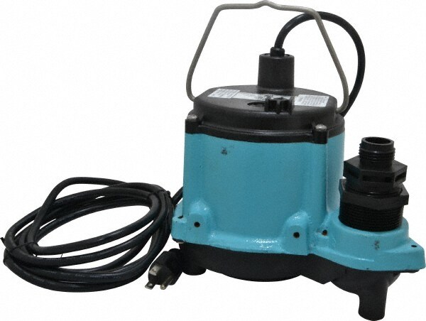 Submersible Pump: 9 Amp Rating, 115V, Manual