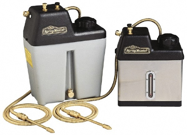 Tank Mist Coolant System: 4.9 gal Stainless Steel Tank, 1 Outlet