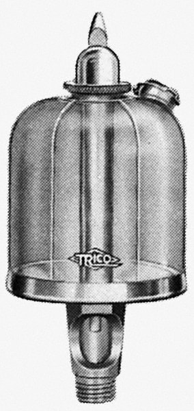 Trico 30329 1 Outlet, Acrylic Bowl, 8 Ounce Manual-Adjustable Oil Reservoir Image