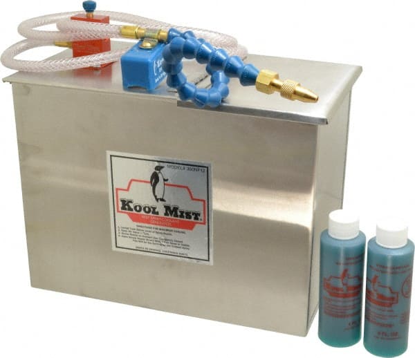 Kool Mist 350NF12 Tank Mist Coolant System: 4.9 gal Stainless Steel Tank, 1 Outlet 