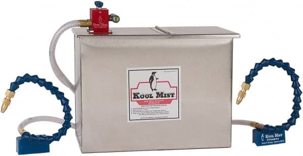 Kool Mist 354NF12 Tank Mist Coolant System: 4.9 gal Stainless Steel Tank, 4 Outlet 