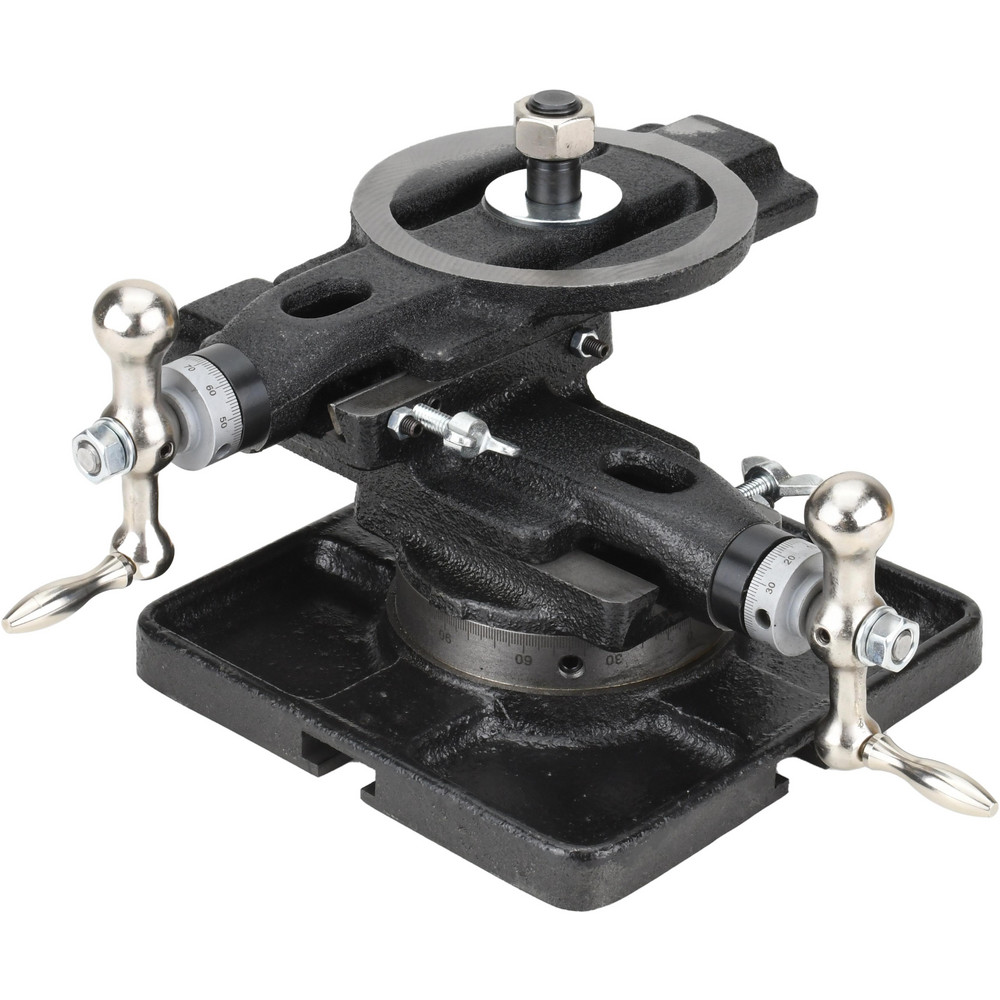 5" Cross Travel x 5" Longitudinal Travel, Slide Machining Table - 4-1/4" Overall Height