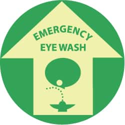 NMC WFS48 Emergency Eye Wash Walk On Sign 