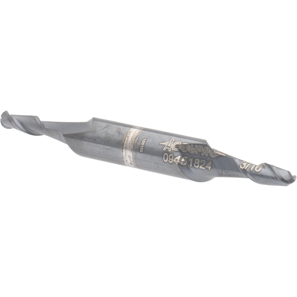 Accupro 12177693 Ball End Mill: 0.1875" Dia, 0.5" LOC, 2 Flute, Solid Carbide 