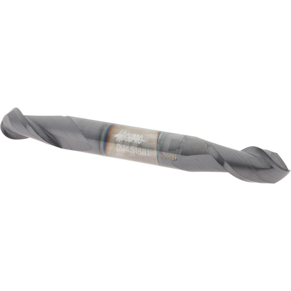 Accupro 12177711 Ball End Mill: 0.375" Dia, 0.75" LOC, 2 Flute, Solid Carbide 