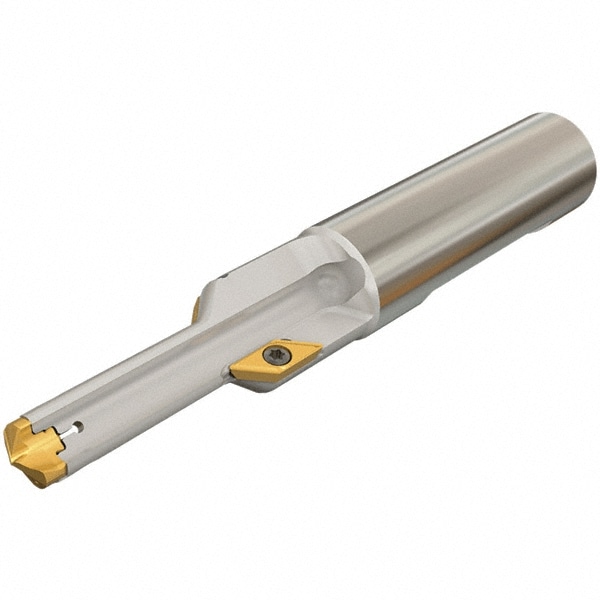 Iscar 3200991 Replaceable Tip Drill: 0.445 to 0.472 Drill Dia, 1.06" Max Depth, 0.625 Weldon Flat Shank Image