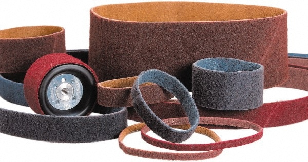 Abrasive Belt: 1/2" Wide, 12" Long, 40 Grit, Aluminum Oxide