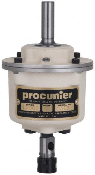 Procunier 11003 No. 0 Min Tap Capacity, No. 10 Max Mild Steel Tap Capacity, 3MT Mount Tapping Head 