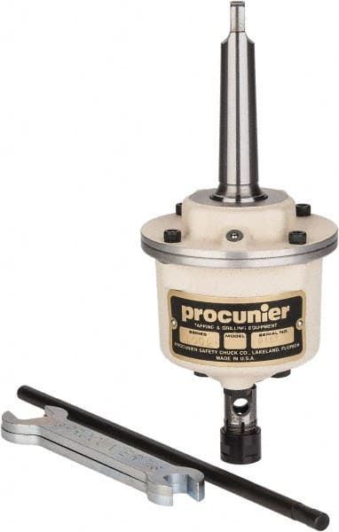 Procunier 11002 No. 0 Min Tap Capacity, No. 10 Max Mild Steel Tap Capacity, 2MT Mount Tapping Head 