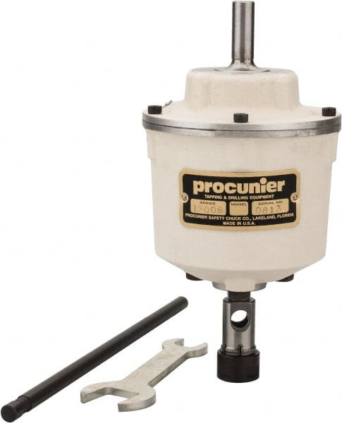 Procunier 12006 No. 6 Min Tap Capacity, 5/16 Inch Max Mild Steel Tap Capacity, 1/2 Inch Shank Diameter Tapping Head 