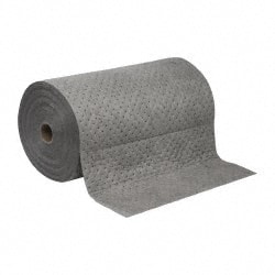 Brady SPC Sorbents HT30 Sorbent Roll: Universal Use, 150 Long, 30" Wide, 47 gal Capacity, Perforated 