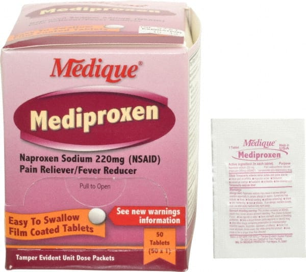 Medique 23750 Headache & Pain Relief Tablet: (1) 50 Envelopes 