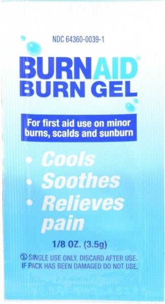 Burn Relief Gel: 1/8 oz, Packet