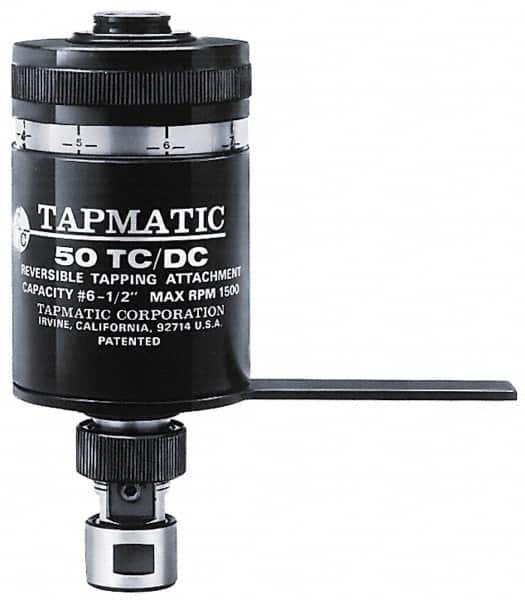 Tapmatic 14350 Model 30TC/DC, No. 0 Min Tap Capacity, 1/4 Inch Max Mild Steel Tap Capacity, 1/2-20 Mount Tapping Head 