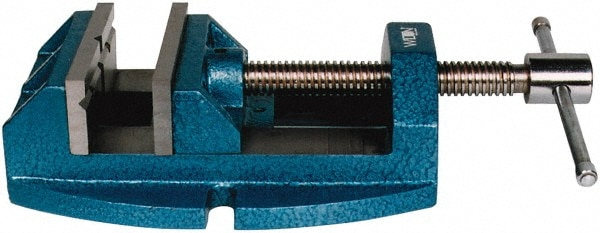 Wilton 63239 4" Jaw Opening Capacity x 2-1/8" Throat Depth, Horizontal Drill Press Vise Image