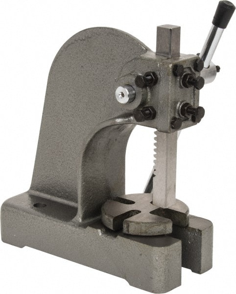 Arbor Press for Kydex, Hand operated ratcheting lever presses