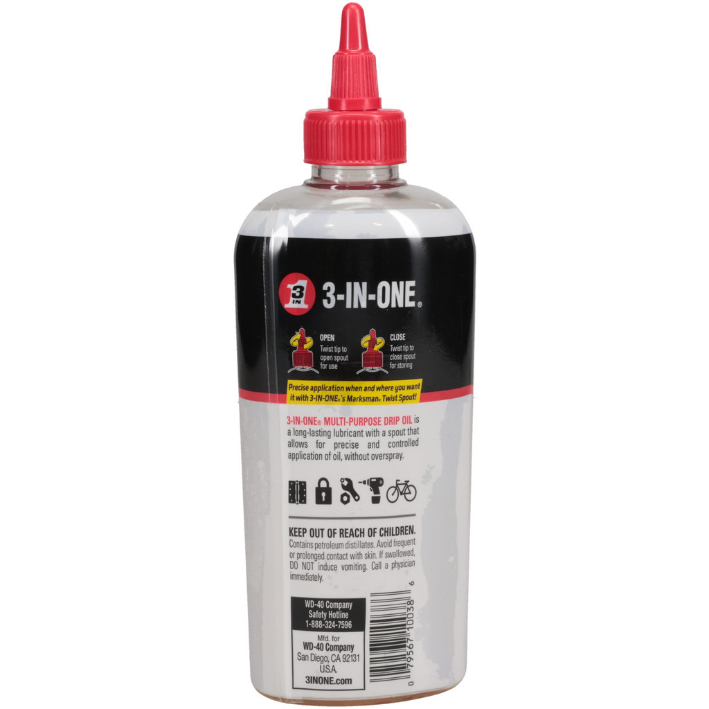 3-IN-ONE - Multi-Purpose Machine Oil: 8 oz Can, ISO 22 | MSC Direct
