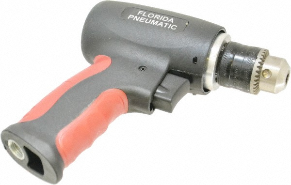 Air Drill: 3/8" Keyed Chuck - Pistol Grip, 20,000 RPM, 0.33 hp
