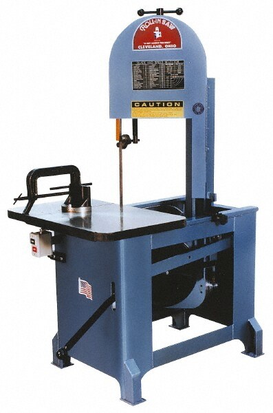 Vertical Bandsaw: Step Pulley Drive, 8-3/4" Throat Capacity, 14-1/2" Height Capacity