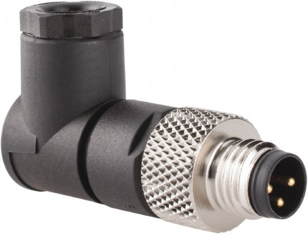 Brad Harrison N03MA04124 4 Amp, Male 90° Field Attachable Connector Sensor and Receptacle 