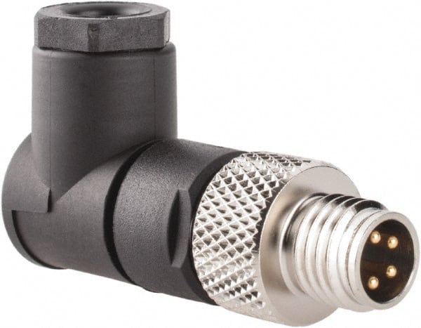 Brad Harrison N04MA04124 4 Amp, Male 90° Field Attachable Connector Sensor and Receptacle 