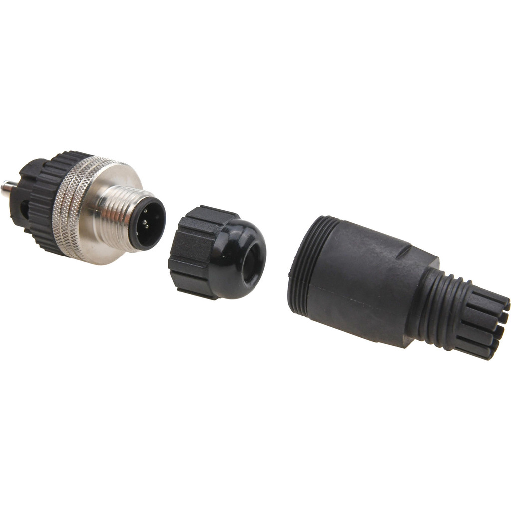 Brad Harrison 4 Amp, Male Straight Field Attachable Connector Sensor & Receptacle - 30 VAC, 36 VDC, IP67 Ingress Rating | 25-Pack | Part #8A5006-31