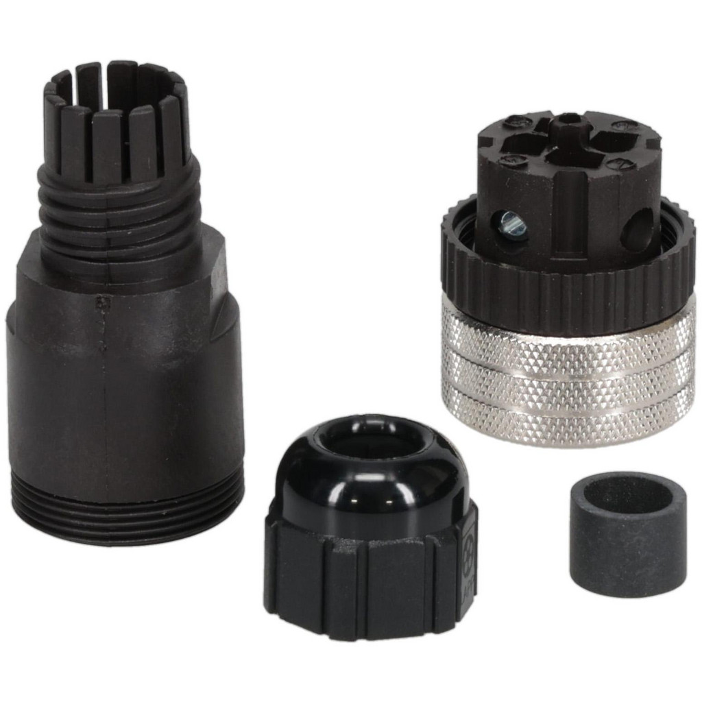 Brad Harrison 4 Amp, Female Straight Field Attachable Connector Sensor & Receptacle - 250 VAC, 300 VDC, IP67 Ingress Rating | 25-Pack