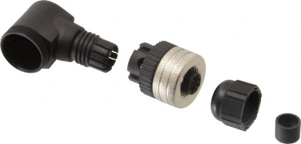 Brad Harrison 8A4001-31 4 Amp, Female 90° to Male 90° Field Attachable Connector Sensor and Receptacle 