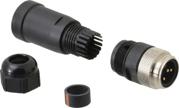 Brad Harrison 1A3006-34 13 Amp, Male Straight Field Attachable Connector Sensor and Receptacle 