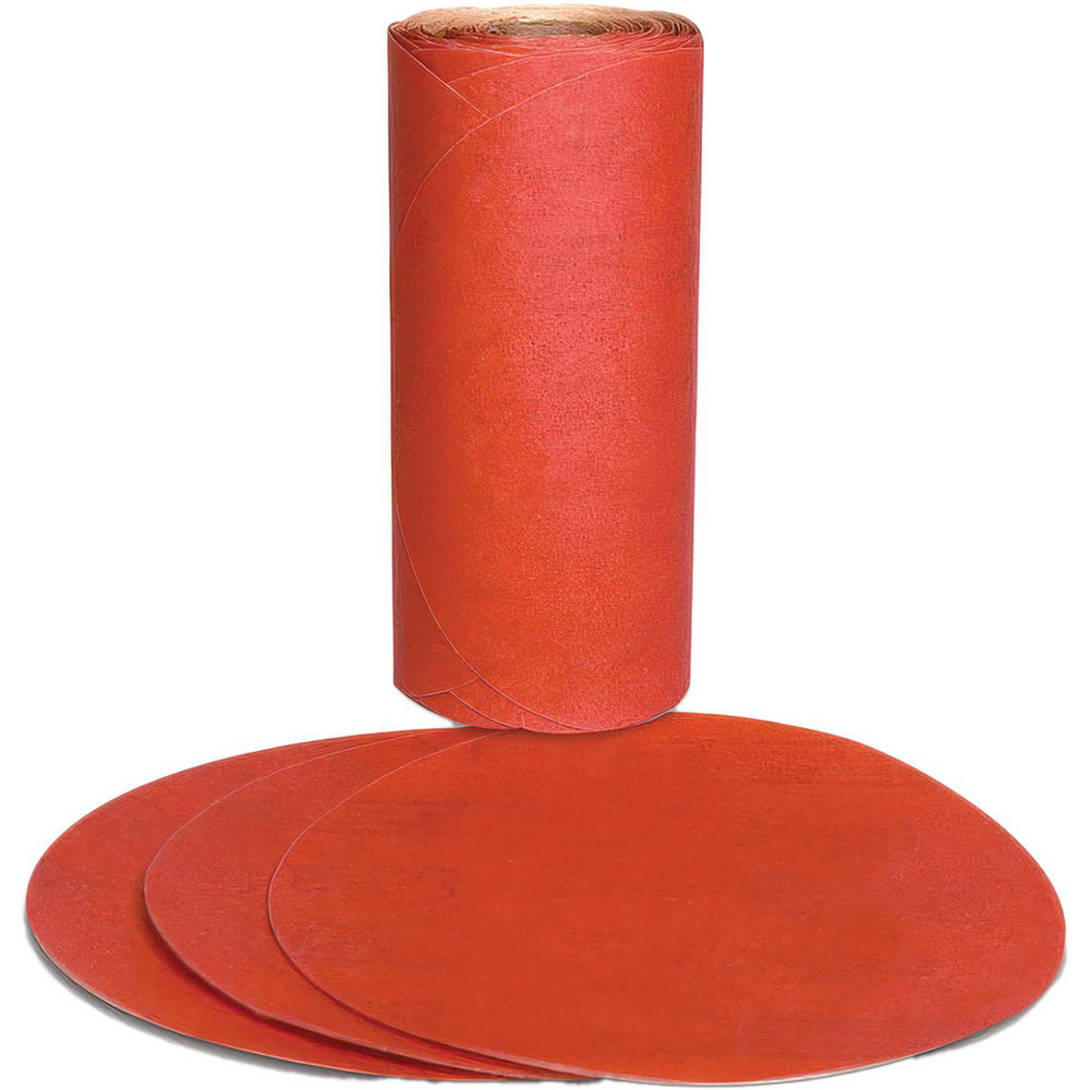PSA Disc: 5" Disc Dia, 180 Grit, Aluminum Oxide