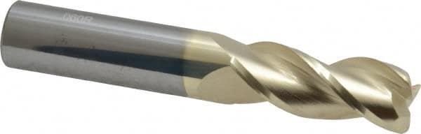 ZrN coated 3//8/" DIA END MILL HIGH PERF for ALUM 3 flute 38 Deg Helix 99101