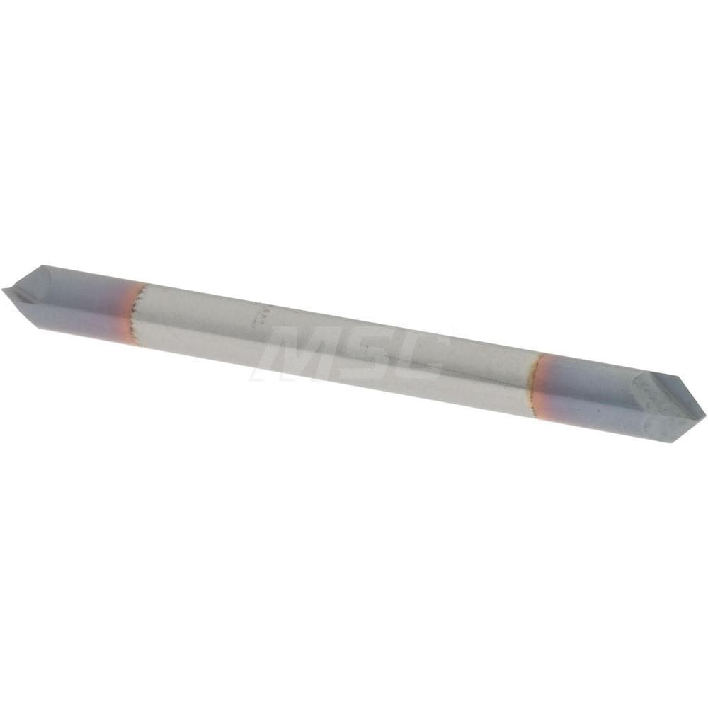 Accupro 921250090DEC4 Chamfer Mill: 2 Flutes, Solid Carbide 