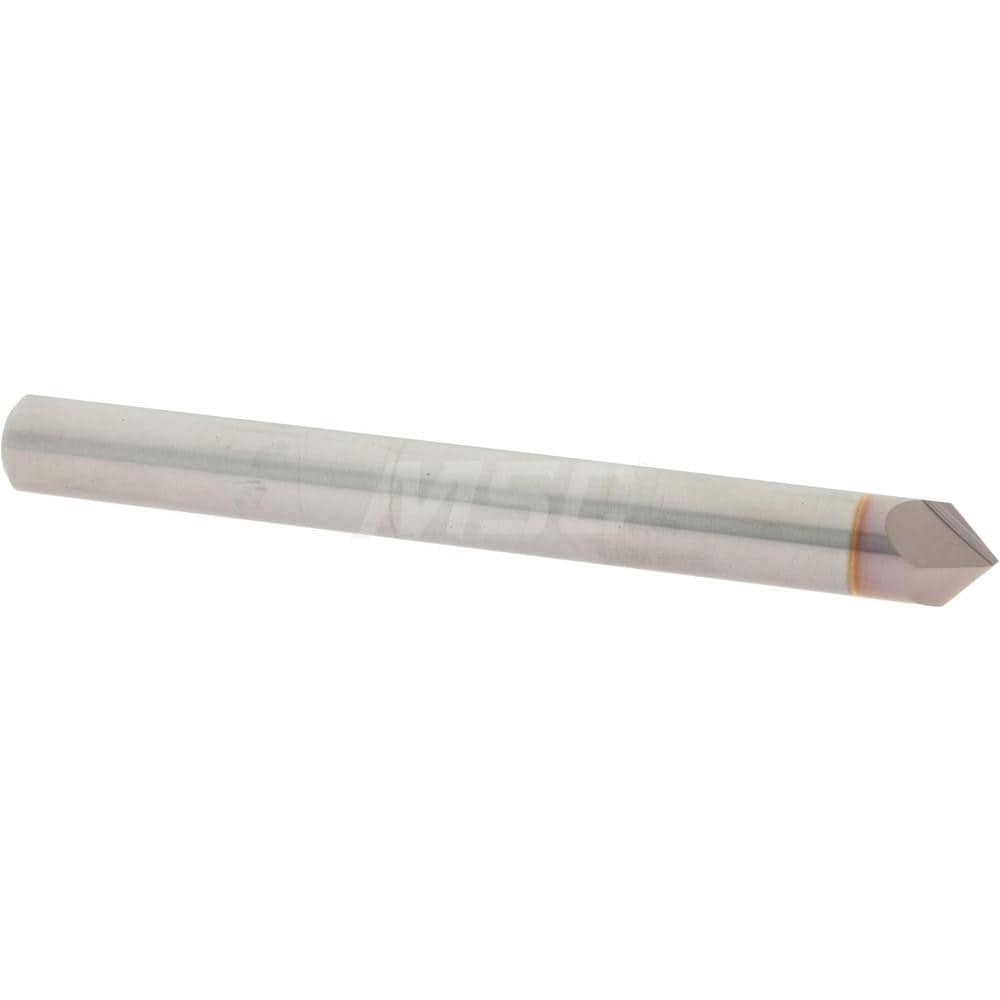 Accupro 922500090C4 Chamfer Mill: 2 Flutes, Solid Carbide 